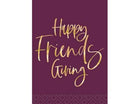 Modern Happy Friendsgiving Dinner Napkins (16ct) - SKU:22020 - UPC:011179220205 - Party Expo