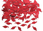 Mortarboards Graduation Confetti - Red - SKU:050378- - UPC:073525529103 - Party Expo