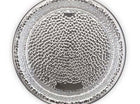 Mozaik Hammered Platter Silver - 16
