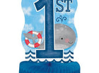 Nautical 1st Birthday Paper Honeycomb Centerpiece - SKU:58179 - UPC:011179581795 - Party Expo