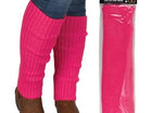 Neon Pink Leg Warmers - SKU:GP-22191 - UPC:099996045201 - Party Expo