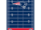 New England Patriots Plastic Tablecover - SKU:572342 - UPC:013051482923 - Party Expo