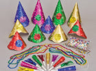 New Year's Eve Multi-Color Party Supply Sets - SKU:15552 - UPC:011179155521 - Party Expo