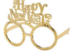 New Years Gold Circle Glasses - SKU:3L- 13958493 - UPC:192073984469 - Party Expo