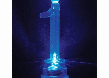 Number '1' Flashing Candle Holder with Birthday Candle - SKU:37531 - UPC:011179375318 - Party Expo