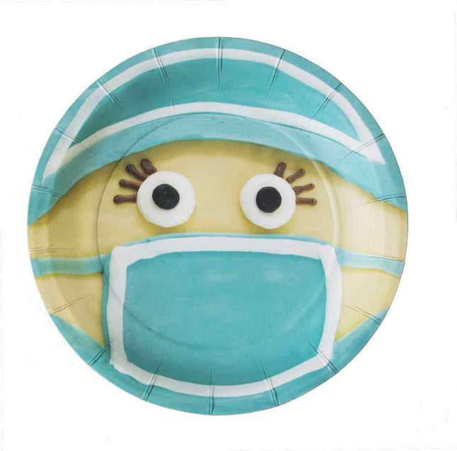 Nurse/Doctor - Female 7" Plate - SKU:40034 - UPC:654082400342 - Party Expo