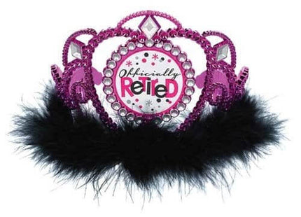 Officially Retired - Retirement Deluxe Tiara (1ct) - SKU:250517 - UPC:013051596064 - Party Expo