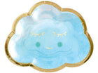 'Oh Baby' Boy Cloud Shaped Plates - SKU: - UPC:192937025734 - Party Expo