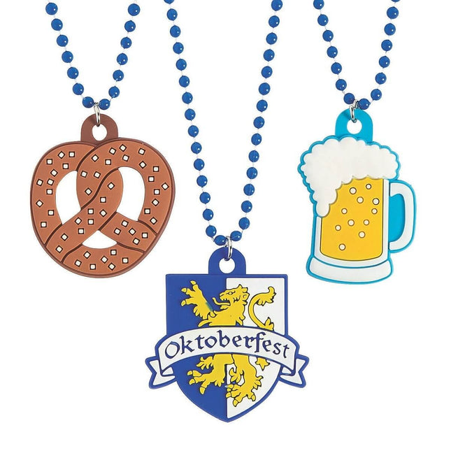 Oktoberfest Bead Necklaces (1ct) - SKU:3L-13951922 - UPC:192073913193 - Party Expo