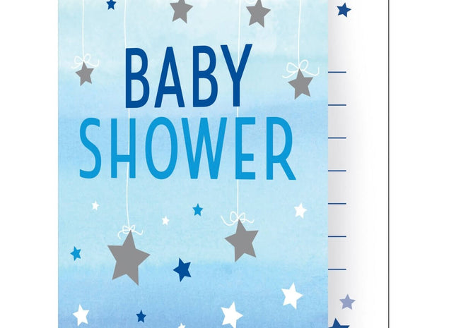 One Little Star Boy - Baby Shower Invitations (8ct) - SKU:323425 - UPC:039938402686 - Party Expo
