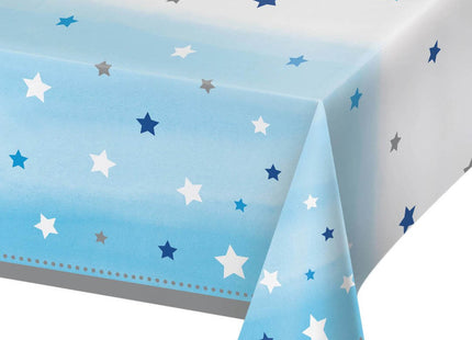 One Little Star Boy - Plastic Tablecover - SKU:322235 - UPC:039938389604 - Party Expo