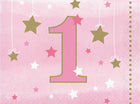 One Little Star Girl - 1st Birthday Luncheon Napkins (16ct) - SKU:322252 - UPC:039938389772 - Party Expo