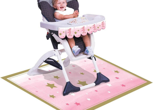 One Little Star Girl - High Chair Kit - SKU:322256 - UPC:039938389819 - Party Expo