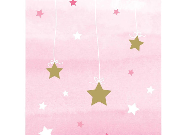 One Little Star Girl - Paper Treat Bags - SKU:322258 - UPC:039938389833 - Party Expo