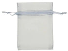 Organza Bags - Silver - SKU:340353.18 - UPC:013051366681 - Party Expo