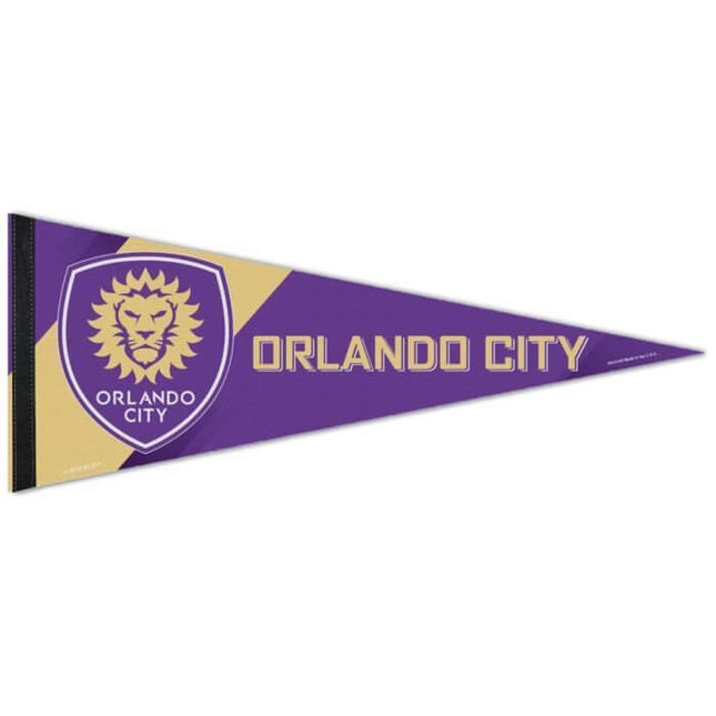 Orlando City - Felt Wool Blend Pennant - SKU:99029019 - UPC:032085990297 - Party Expo