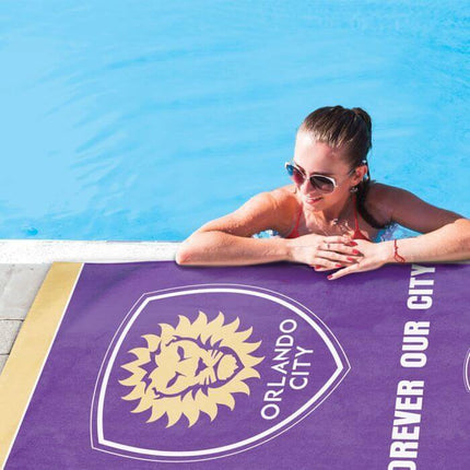 Orlando City - Fiber Beach Towel - SKU:A2203516 - UPC:099606220356 - Party Expo