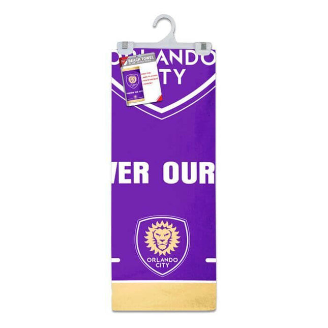 Orlando City - Fiber Beach Towel - SKU:A2203516 - UPC:099606220356 - Party Expo