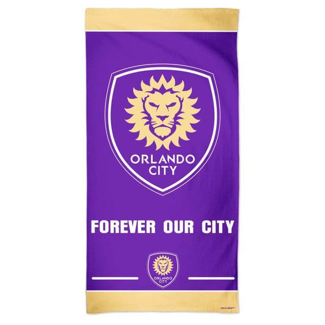 Orlando City - Fiber Beach Towel - SKU:A2203516 - UPC:099606220356 - Party Expo