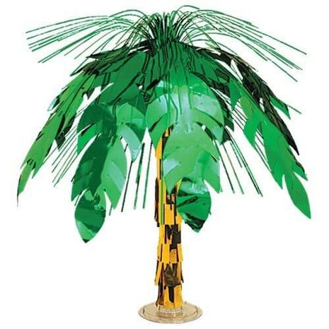 Palm Tree Cascade Centerpiece - SKU:50556 - UPC:034689505563 - Party Expo