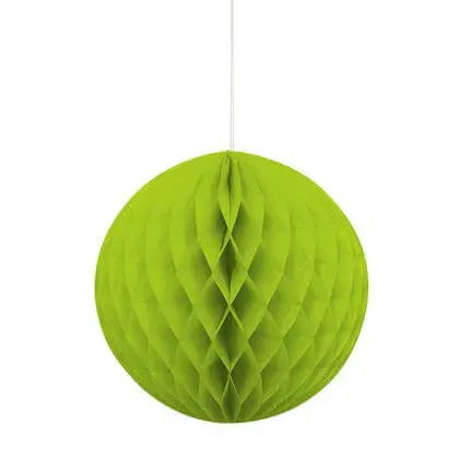 Tissue Paper Honeycomb Neon Lime Green Ball 8" - 1ct. Party Expo  