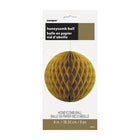 Paper Honeycomb Party Ball - Gold 8
