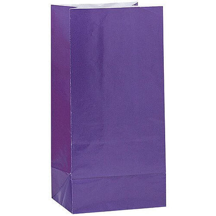 Paper Party Bags -Deep Purple - SKU:59006 - UPC:011179590063 - Party Expo