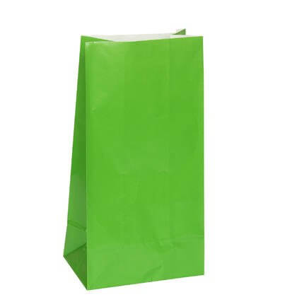 Paper Party Bags -Green - SKU:59007 - UPC:011179590070 - Party Expo