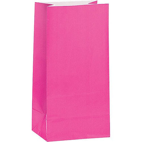 Paper Party Bags -Hot Pink - SKU:59005 - UPC:011179590056 - Party Expo