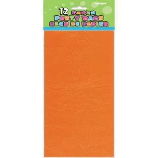 Paper Party Bags -Orange - SKU:59013 - UPC:011179590131 - Party Expo