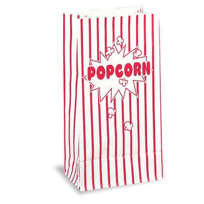 Paper Party Bags -Popcorn - SKU:59014 - UPC:011179590148 - Party Expo