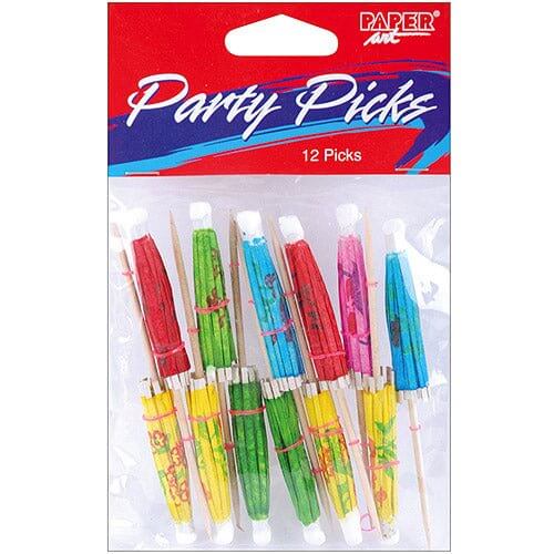 Parasol Tropical Assorted Party Picks - SKU:01742 - UPC:039938007836 - Party Expo