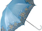 Parasol Umbrella with Fancy Trim - Light Blue - SKU:GP-0273 - UPC:099996040633 - Party Expo