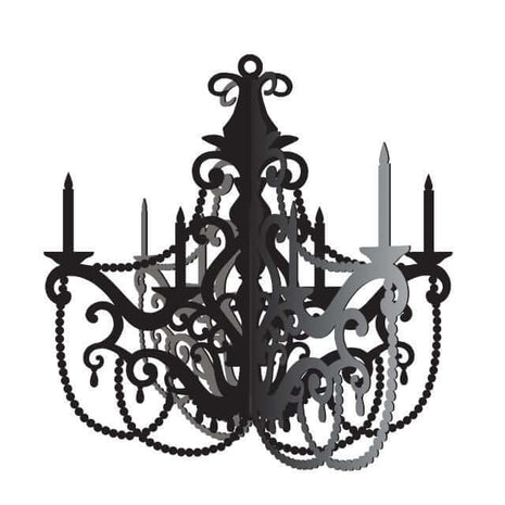Party In Paris - Hanging Chandelier - SKU:990584 - UPC:039938194949 - Party Expo