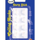 Party Stick Ceiling Hooks - SKU:57075 - UPC:034689570752 - Party Expo