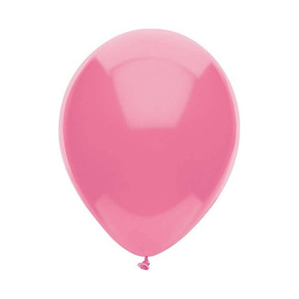 PartyMate - 12" Passion Pink Latex Balloons (15ct) - SKU:72136 - UPC:071444721363 - Party Expo
