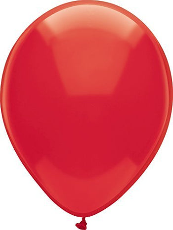 PartyMate - 12" Red Latex Balloons (100ct) - SKU:72348 - UPC:071444723480 - Party Expo