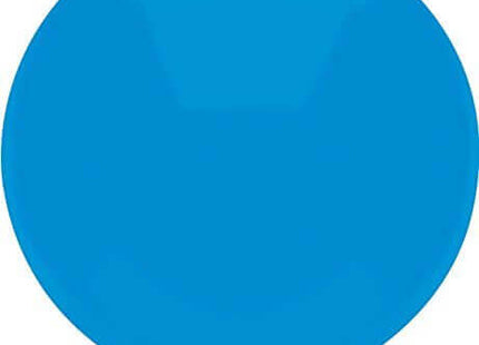 PartyMate - 17" Round Latex Balloons - Bright Blue (3ct) - SKU:67195 - UPC:071444671958 - Party Expo