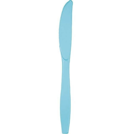 Pastel Blue Plastic Knives - SKU:10606 - UPC:073525186894 - Party Expo