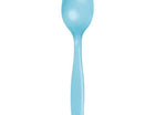 Pastel Blue Plastic Spoons - SKU:10607 - UPC:073525186917 - Party Expo