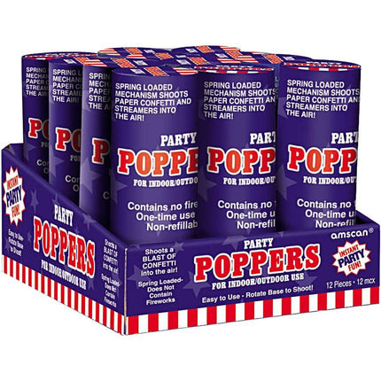Patriotic Confetti Popper (1ct) - SKU:399619 - UPC:048419749875 - Party Expo