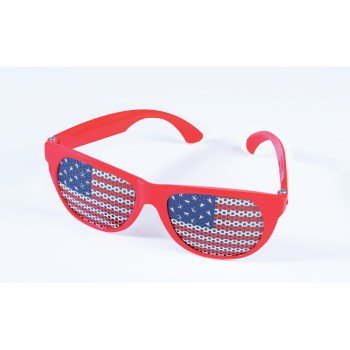Patriotic Flag Glasses - SKU:74692 - UPC:721773746925 - Party Expo