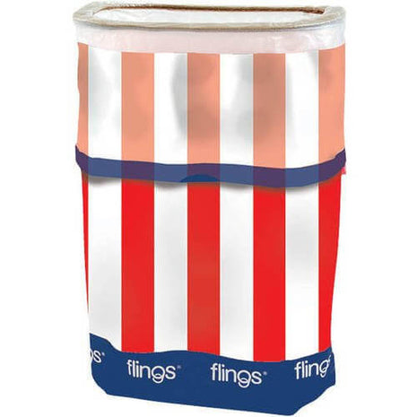 Patriotic Fling Bin - Red, White. & Blue - SKU:130101 - UPC:013051557799 - Party Expo