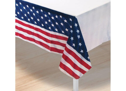 Patriotic Tablecover - SKU:78438** - UPC:721773784385 - Party Expo