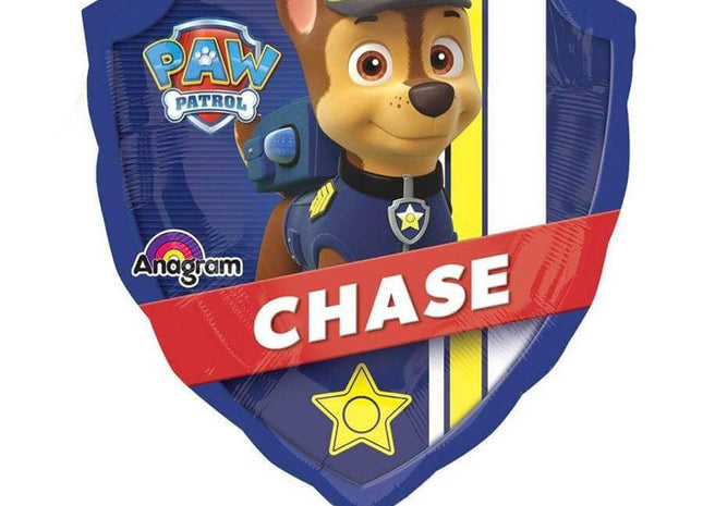Paw Patrol - 27" Chase Mylar Balloon - SS21 - SKU:72468 - UPC:026635301824 - Party Expo
