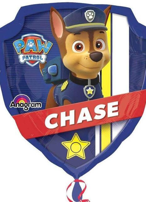 Paw Patrol - 27" Chase Mylar Balloon - SS21 - SKU:72468 - UPC:026635301824 - Party Expo