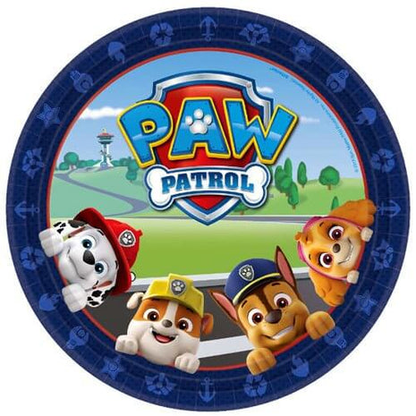 Paw Patrol - 9" Dinner Plates (8ct) - SKU:552441 - UPC:192937099865 - Party Expo