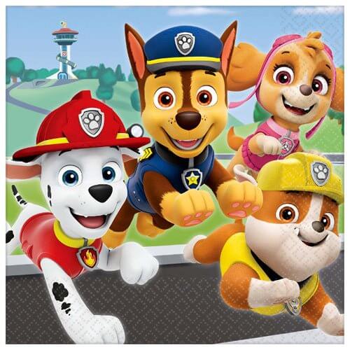 Paw Patrol - Lunch Napkins (16count) - SKU:512441 - UPC:192937099889 - Party Expo