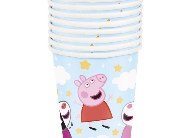 Peppa Pig 9oz. Paper Cups - 8 count - SKU:78216A - UPC:011179782161 - Party Expo
