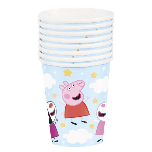 Peppa Pig 9oz. Paper Cups - 8 count - SKU:78216A - UPC:011179782161 - Party Expo